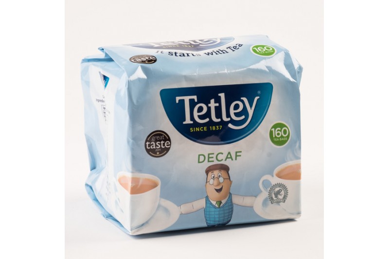 Decaffeinated Tetley 1 Cup Tea Bags (RA) 1 x 160